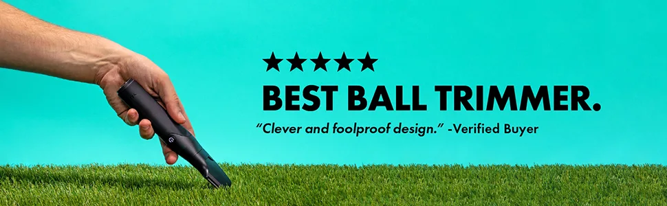 Ballsy B2 Groin & Body Trimmer for Men, Includes 2 Quick Change Heads, Waterproof, Cordless Charging Base for The Ultimate Close Shave - best ball trimmer clever foolproof
