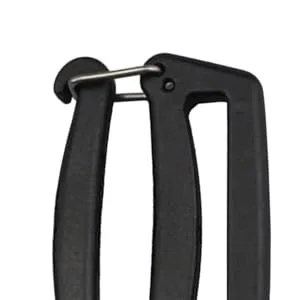 Baoblaze 5pcs adjustable buckle belt strap plastic buckle for belt strap buckle for belt strap bridge buckle clamping buckle for backpack case luggage belt backpack repair tools Rectangle 5PCs - Verstellbare Schnallen Gurtband