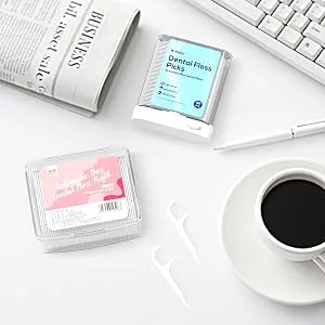 Dental Floss 88 Pieces Dental Floss Stick With Storage Box Tooth Wire/Dental Care Interdental 88.00 m (1 Pack) - product information 5