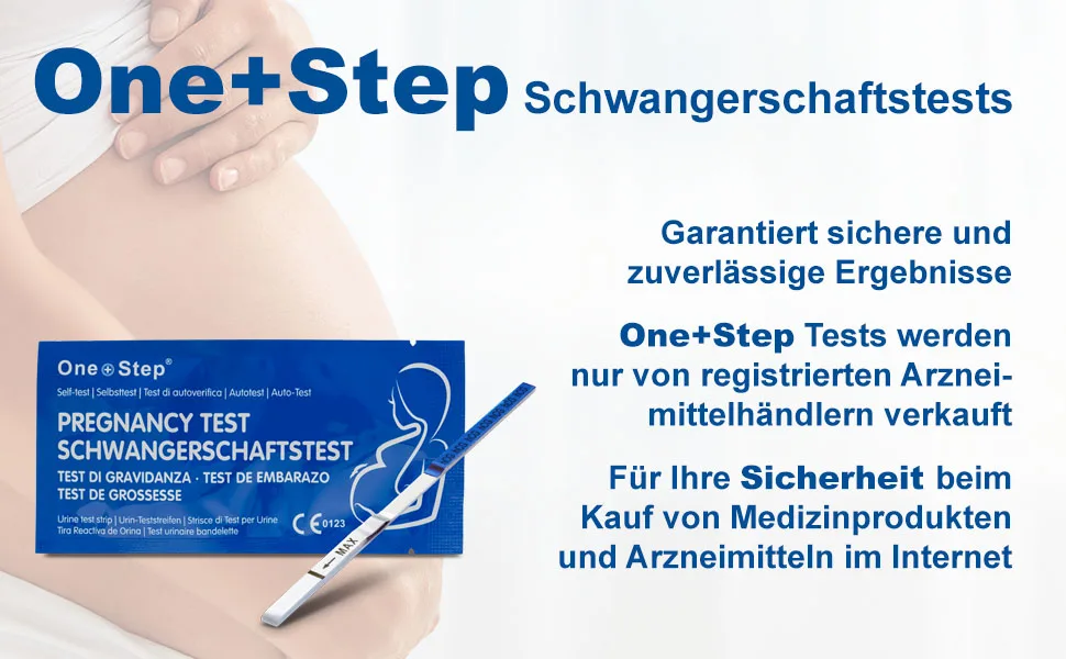 15 x One+Step Blue Line ultra-sensitive pregnancy test - pregnancy test early test 15 pieces (1 pack) - Schwangerschaftstest
