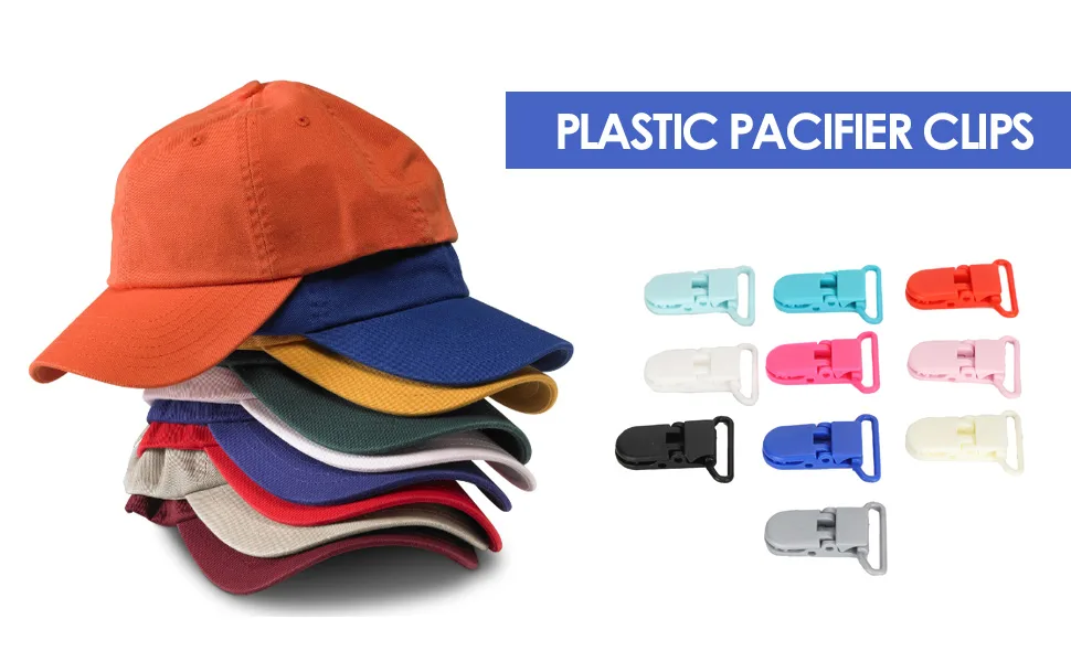 PSPSOP 10PCS pacifier clips holder braces clips plastic pacifier clips dummy pacifier holder for bite ring binky baby blankets accessories - Pacifier Clips Holders