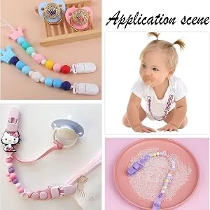 PSPSOP 10PCS pacifier clips holder braces clips plastic pacifier clips dummy pacifier holder for bite ring binky baby blankets accessories - Pacifier Clips Holders