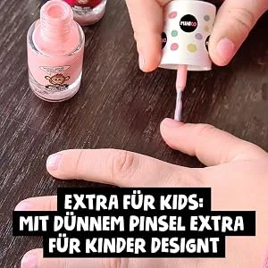 Minico Premium Kinder Nailack pink pull-out dermatological-tested child-friendly sustainable vegan water base peel-off can be removed - product information 4