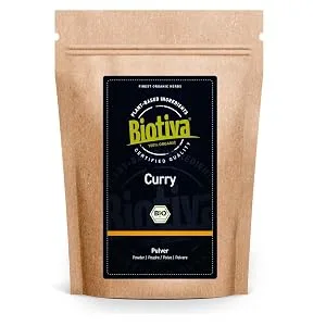 Edel curry organized 100g - mild -intensive - according to old Indian house recipe - bottled and controlled in Germany - Biotiva 100 g (1 Series Pack) - Edel Curry gem.