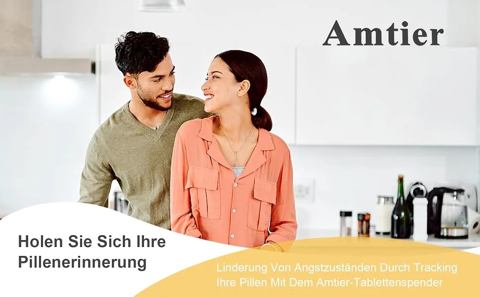 Partier tablet box 7 days German Pillendose 7 days weeks tablet box tablet box 7 days small oak to open for 1 piece (7 Pack) - Tablettenbox