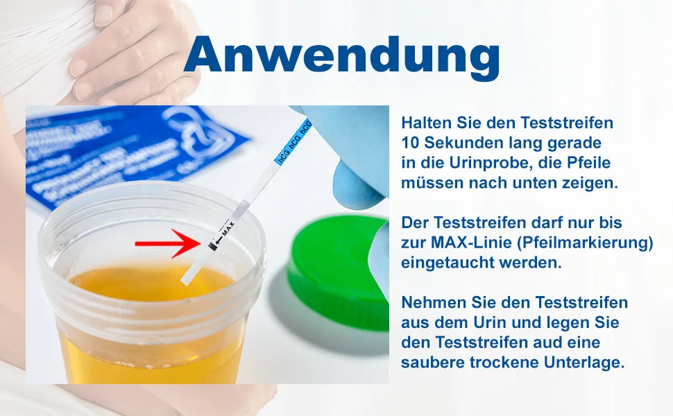 25 x One+Step Blue Line ultra-sensitive pregnancy test - pregnancy test early test 25 pieces (1 pack) - schwangerschaftstest