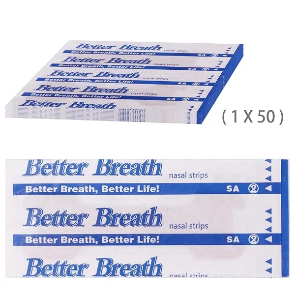 Incutex 50 pieces nasal plasters against snoring nasal strips snoring stopper size MM (pack of 50) - product information 1