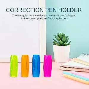DoGeek Ergonomic Writing Aids for Pens Silicone Pen Grips Grip Holder Pencil Grips Pen Holder(8 Pack) 8pcs - magic writing schreibhilfe
