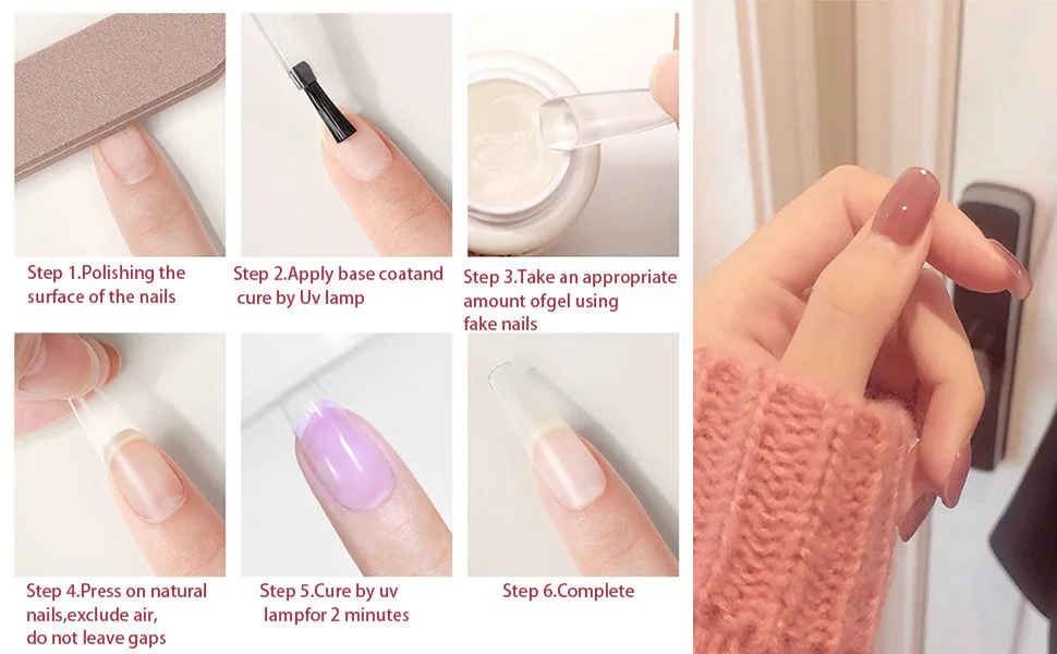 240 pieces of wrong nails tips 10 sizes half-matted area square artificial nail tips nail tips press on fake nails form artificial nails medium square Carr moyen-240pcs - BMZF