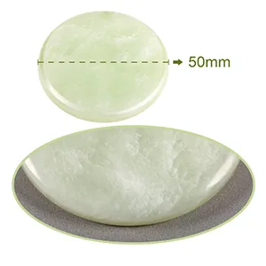 LEBQ 2 Pack Eyelash Extension Jade Stone Glue Lashes Jade Stone Glue Palette Fake Eyelash Base 2 Inch - product information 4