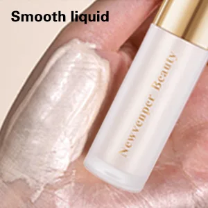 Highlighter stick with brush highlight liquid for the cheeks long -lasting and smooth creamy formula liquid highlighter highlighter wall 04 8 ml (1 Pack) - product information 5