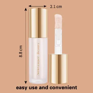 Highlighter stick with brush highlight liquid for the cheeks long -lasting and smooth creamy formula liquid highlighter highlighter wall 04 8 ml (1 Pack) - product information 6