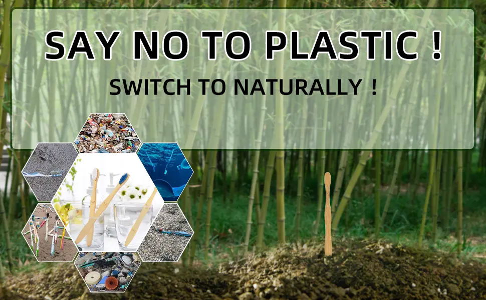 12 Pack Bamboo Toothbrushes with Soft Bristles Natural Eco Friendly Biodegradable Charcoal Toothbrushes Colorful 12 pcs - product information 3