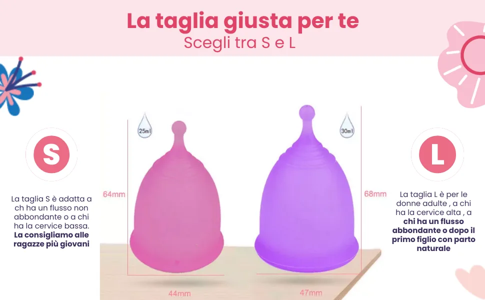 Upshell soft menstrual cup - reusable and washable - the comfortable and safe menstrual cup (L violet) 1 piece (1 Pack) violet - upshell Menstruationstasse