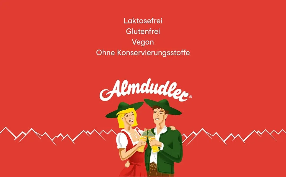 Almdudler Skiwasser Sirup - 1 x 700 ml raspberry lemon beverage syrup - results in approx. 7 liter soda - ski huts lemonade ski water 700 ml (1 Pack) - ski4