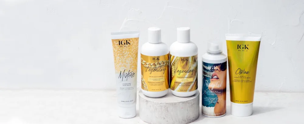 IGK Color PERMANENT COLOR KIT LATTE - All in 1 desktop