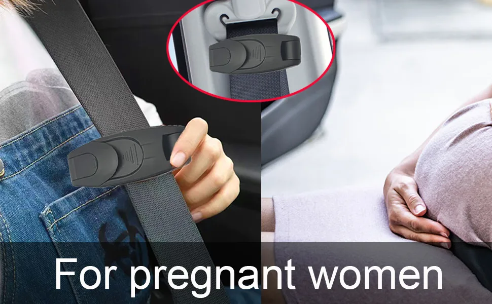 Multipurpose Seat Belt Clip Universal Seat Belt Adjuster Car Shoulder Belt Positioner Locking Clips (2 Pack) - product information 3