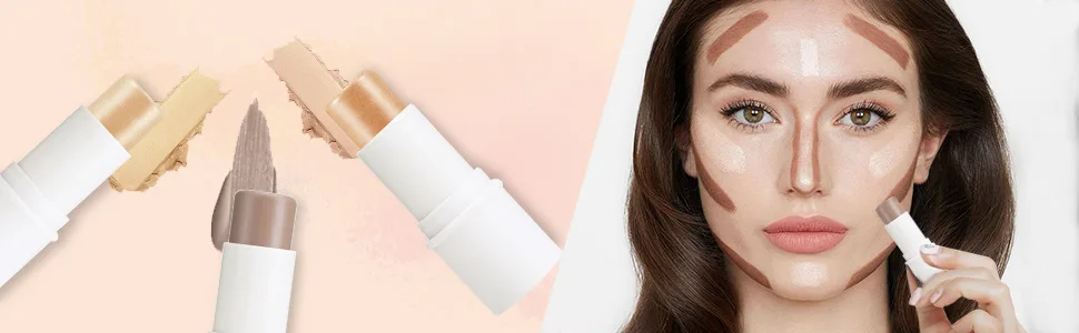 Boobees Multi Stick Highlighter and Contour Integrated Cream Makeup Stick For Contour & Highlighter Cosmetics Multi Stick for Women Smooth 04 10 G (1 Pack) - product information 8