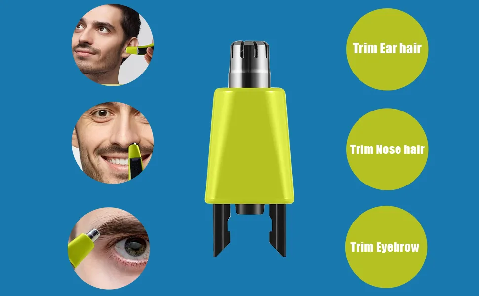 Replacement heads for nasal and ear and eyebrow trimmers compatible with Philips Norelco One Blade & One Blade Pro razor 2 pieces 2pack - product information 6