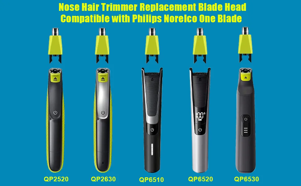 Replacement heads for nasal and ear and eyebrow trimmers compatible with Philips Norelco One Blade & One Blade Pro razor 2 pieces 2pack - product information 7