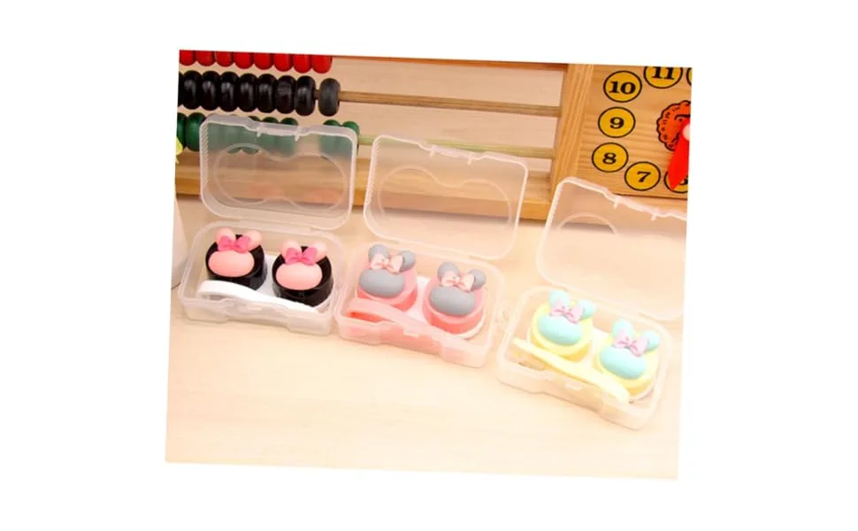Gatuida Portable Lens Box 6 PCS Holder For Lens Container Lens Holder Lens Container Small Container Lens Boxes For On The Go - product information 1