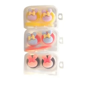 Gatuida Portable Lens Box 6 PCS Holder For Lens Container Lens Holder Lens Container Small Container Lens Boxes For On The Go - product information 2