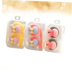 Gatuida Portable Lens Box 6 PCS Holder For Lens Container Lens Holder Lens Container Small Container Lens Boxes For On The Go - product information 3