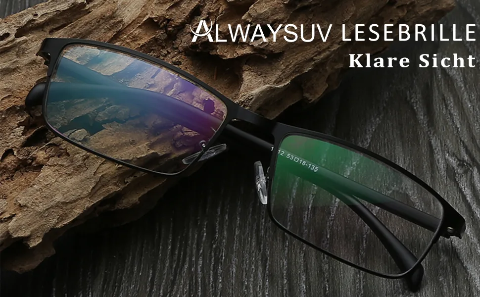 ALWAYSUV 3 Pack Reading Glasses Blue Light Blocking Reading Glasses Black Full Frame Professer Reading Glasses for Men Black 1.5 x - product information 1