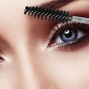 G2plus 300 pieces disposable eyelash brush crystal eyelash brushes eyelash applicator brush for mascara eyelash extension 300 pieces (1 Pack) glitter black - mascara applikator