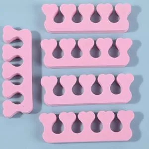 50Pcs Sponge Toe Separator Soft Foam Finger Spreader Set Toe Separator Finger Spreader Art Manicure Pedicure Tools - Toe Separators
