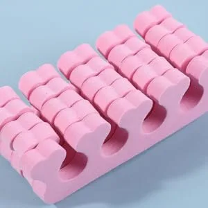 50Pcs Sponge Toe Separator Soft Foam Finger Spreader Set Toe Separator Finger Spreader Art Manicure Pedicure Tools - Toe Separators