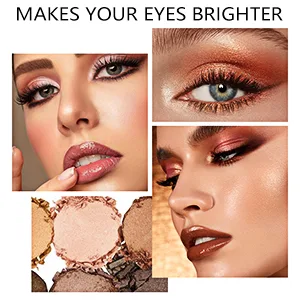 Miioto Eyeshadow Stick Set 3 PCs Shadow Makeup Pen Cream Pencil Crayon Eyeshadow Pen With Brush Eye Brightener Stick Waterproof Smoky Eyeshadow Set (02) - product information 4