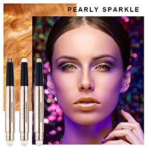 Miioto Eyeshadow Stick Set 3 PCs Shadow Makeup Pen Cream Pencil Crayon Eyeshadow Pen With Brush Eye Brightener Stick Waterproof Smoky Eyeshadow Set (02) - product information 5