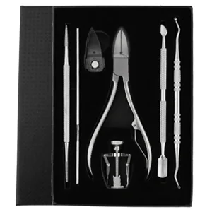 Ingrown Nails MEOWMEE Cuticle Clippers 7PCS Cuticle Remover Kit Cutter for Overgrown/Thick Nails/Cuticle Nippers Fixer - 7PCS Nagelhautentferner Kit