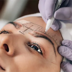 Skymore eyebrow LINEAL 100 PCs disposable eyebrow linal sticker eyebrow stencil microblading stencil for permanent make-up disposable microblading eyebrows ruler for eyebrows black - Skymore Augenbraue Lineal