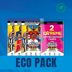 Topps Match Attax Extra 2024 - Eco Pack (RedUced Packaging Version) - 36 Match Attax Cards (3 packages) Plus 1 Random Extreme Limited Edition Card - Match Attax Extra 2024 Eco Pack