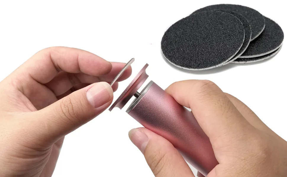 Pack of 60 replacement sanding pads for electric foot file self-adhesive (grain size extra coarse 80). 80 grains - product information 1