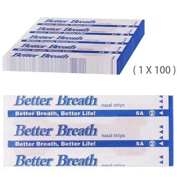 Incutex 100 pieces nose plasters against snoring nose strips snoring stopper size M 100 pieces (1 pack) - product information 1