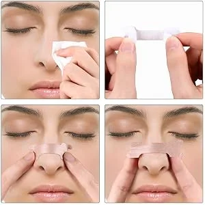 Incutex 100 pieces nose plasters against snoring nose strips snoring stopper size M 100 pieces (1 pack) - product information 4
