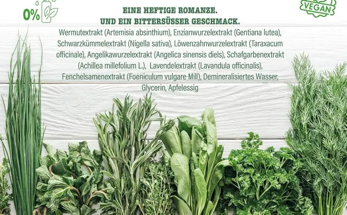 Hellobitter mild - bitter drops 50ml non -alcoholic - according to Hildegard von Bingen - Bitter herbs/bitter substances drop vegan - high bioavailability laboratory testing high dose fluid & without alcohol 50.00 ml (1 Pack) - product information 2