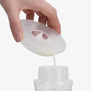 Navari's milk rabbit shells silent 4 pieces - 4x breast shells absorption shells breast milk breastfeeding inserts breast milk storage - BPA -free leak -proof - muttermilch