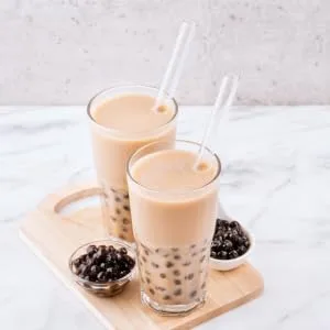 Tapiocaperlen for bubble tea-bubble tea pearls-real pearls from Taiwan-for use in boba tea bubble tea ice cream and desserts.1 kg pack - Boba Tee Milchtee