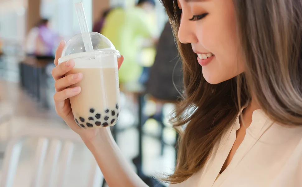 Tapiocaperlen for bubble tea-bubble tea pearls-real pearls from Taiwan-for use in boba tea bubble tea ice cream and desserts.1 kg pack - Bubble Tea Tapioka-Perlen Bobatioca