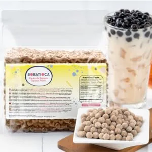 Tapiocaperlen for bubble tea-bubble tea pearls-real pearls from Taiwan-for use in boba tea bubble tea ice cream and desserts.1 kg pack - Tapioka Perlen Boba Tee