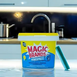 2x Miracle Cleaning Paste - Universal Cleaning Stone - Cleaning Stone - Universal Stone + 1 free cleaning sponge 500 ml (pack of 2) - pasta 1
