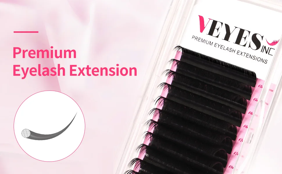 Veyelash Individual Lashes 0.15 C Curl 8-15mm Mixed Classic Lash Extensions Soft and Light Eyelash Extension Salon Use(0.15 C 8-15 Mixed) 8-16mm C-0.15 - Individual lash extension