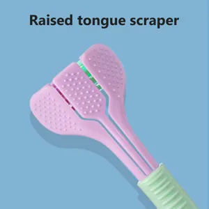 4 Pack Three Head Toothbrush Toothbrush with Soft Bristles Toothbrush Bristles Travel Toothbrush for Adults V-shaped Toothbrush - 10352851-2