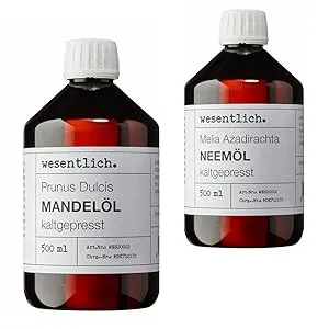 essential. Cold pressed castor oil 1000ml - 100% pure castor oil - for skin and hair eyelashes and eyebrows 1 l (1 pack) - wesentlich., Basisöl, Mandelöl, DIY Kosmetik, Naturkosmetik
