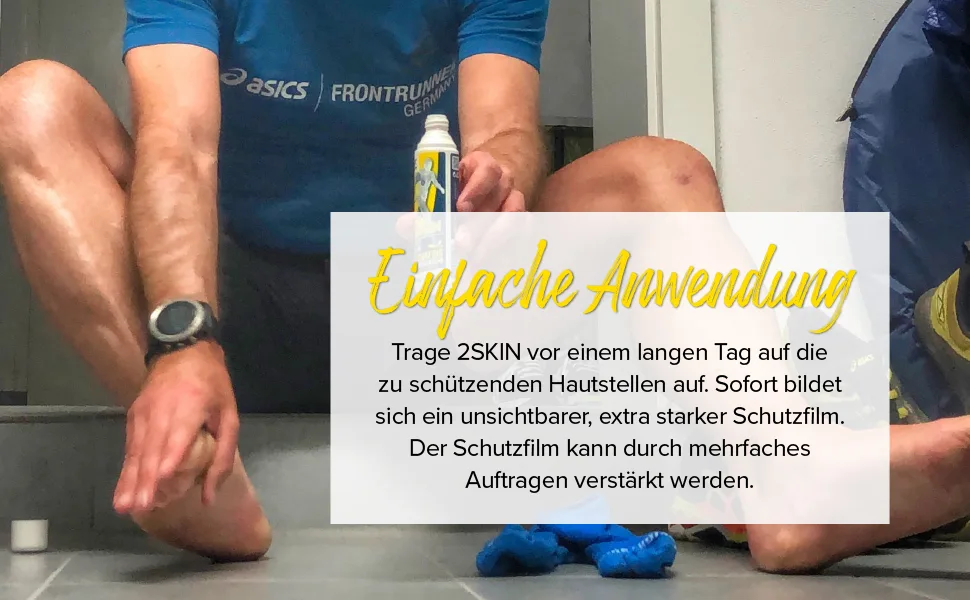 Pjuractive 2skin - anti -chaffing gel - never any more bladder plaster & wound -controlling - invisible & waterproof skin protection - 100ml (1 Series Pack) - Einfache Anwendung