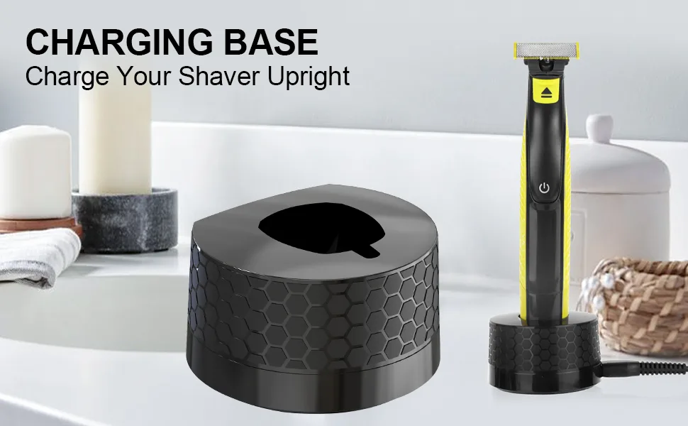Charging of the fall Charge Charge Base Compatible with QP2520 QP2530 QP2620 QP2630 attachments for one blade electrorasiser wall -mounted bracket - Gebühr Aufladen